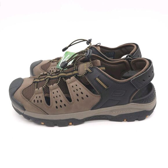 Skechers Mens 12 Sandals Vegan Tresmen Menard Relaxed Fit Luxe Foam Hiking Shoes main image 4